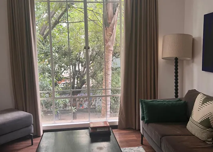 Apartamento Condesa Campeche 6 2br, 1ba With Expansive Living Space México DF